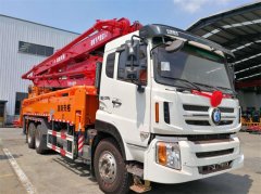 小型攪拌天泵、攪拌泵車一體機風靡全國農村(cūn)建築市場(chǎng)